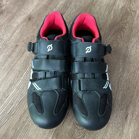 Peloton Cycling Shoes Black & White Size 12 main image 4